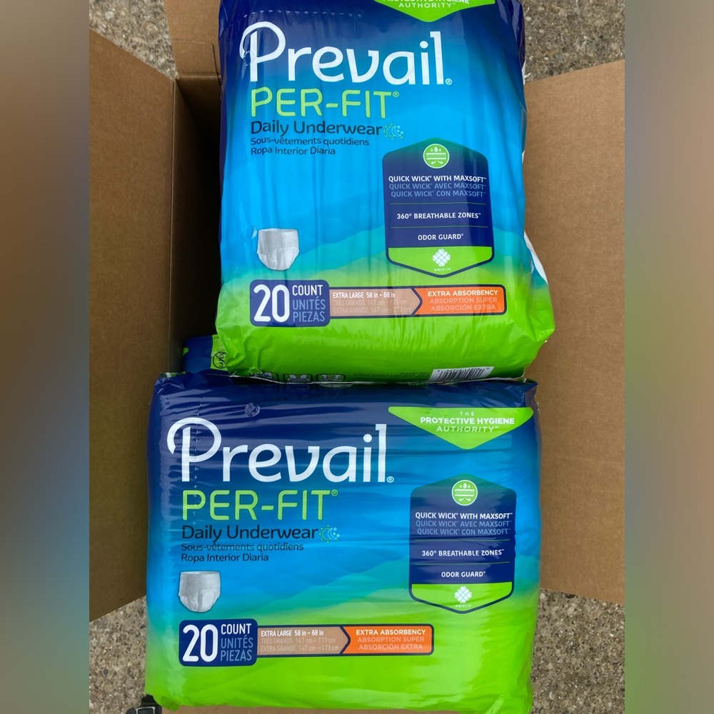 Prevail Per-Fit Daily Underwear 4 pack
